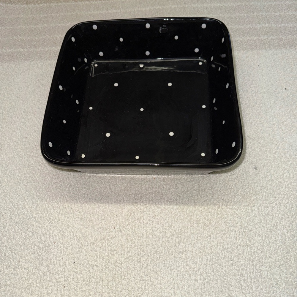 Temptations Bkacj  Polka Dot Square Baking Dish